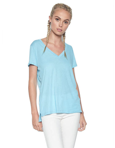 Michael Lauren Jan Scoop Neck Tee