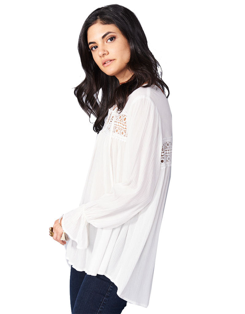 Show Me Your Mumu Lily Grace Tunic in White Cloud - SWANK - Tops - 3