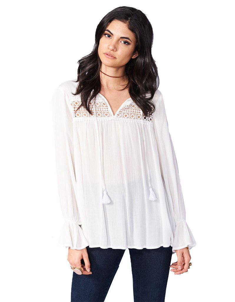 Show Me Your Mumu Lily Grace Tunic in White Cloud - SWANK - Tops - 4