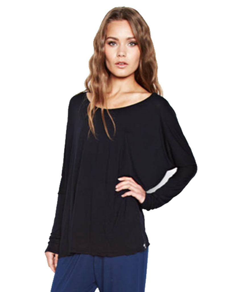 Michael Lauren Malcom Oversized Long Sleeve Tee - SWANK - Tops - 1