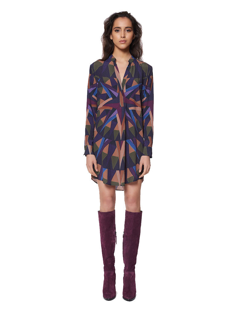 Mara Hoffman Compass Shirt Dress - SWANK - Dresses - 1