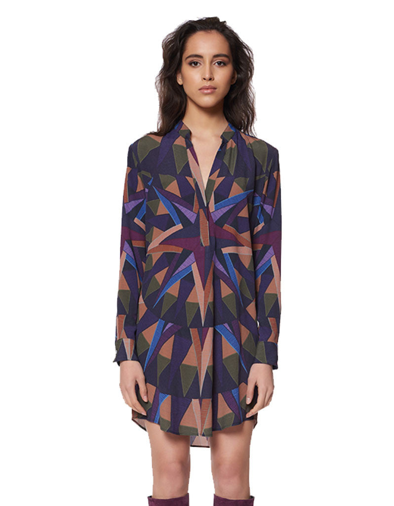 Mara Hoffman Compass Shirt Dress - SWANK - Dresses - 2