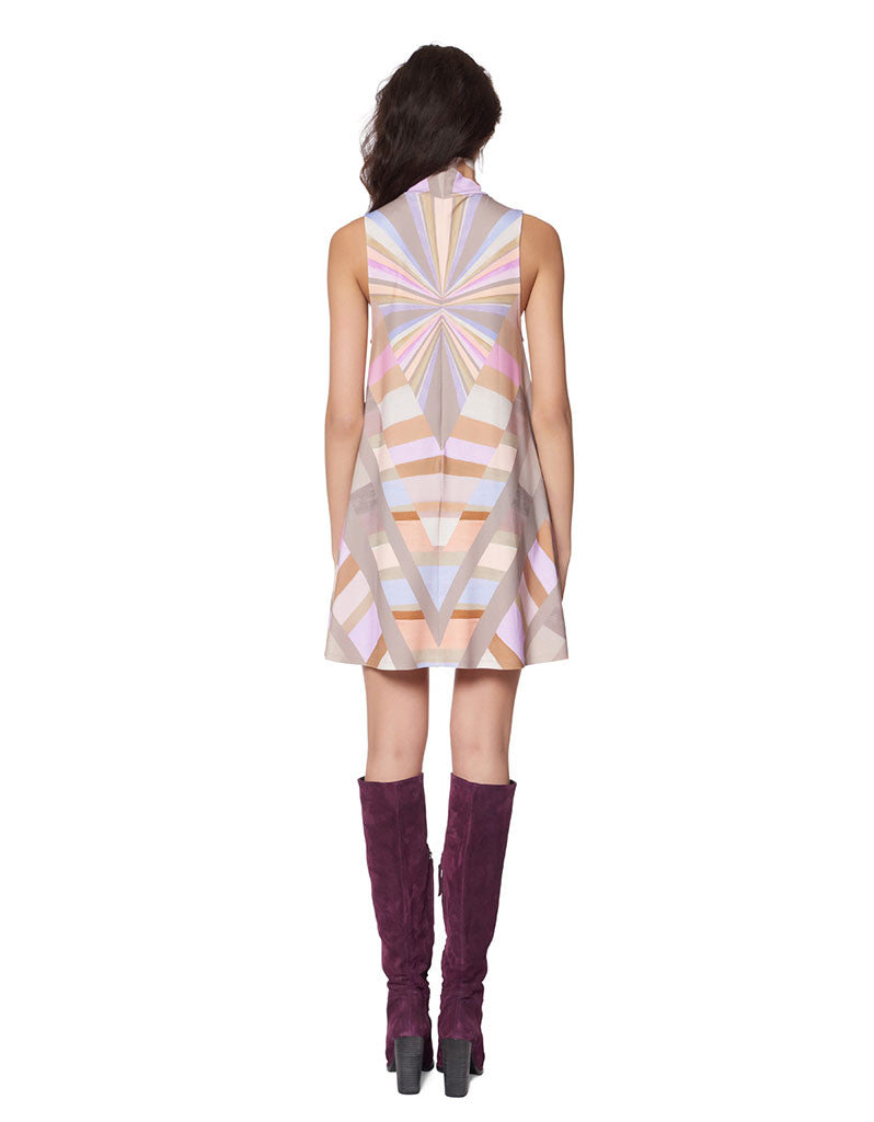 Mara Hoffman Prism Turtleneck Swing Dress in Lavender - SWANK - Dresses - 2