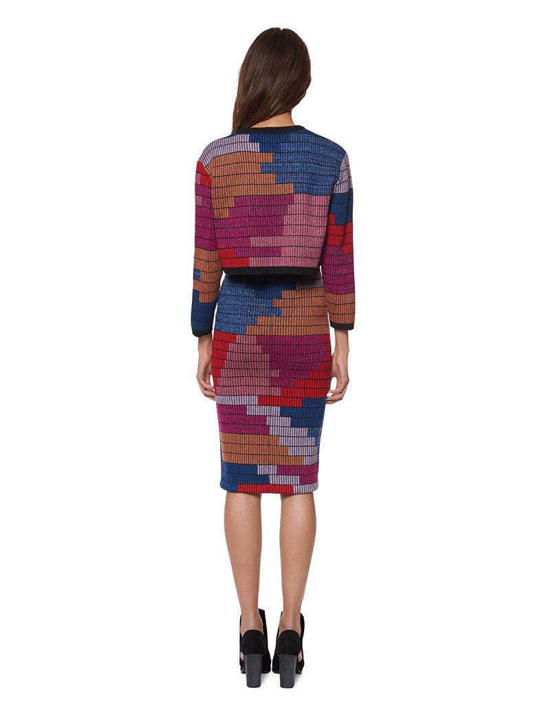 Mara Hoffman Radial Pencil Skirt in Raspberry - SWANK - Dresses - 2