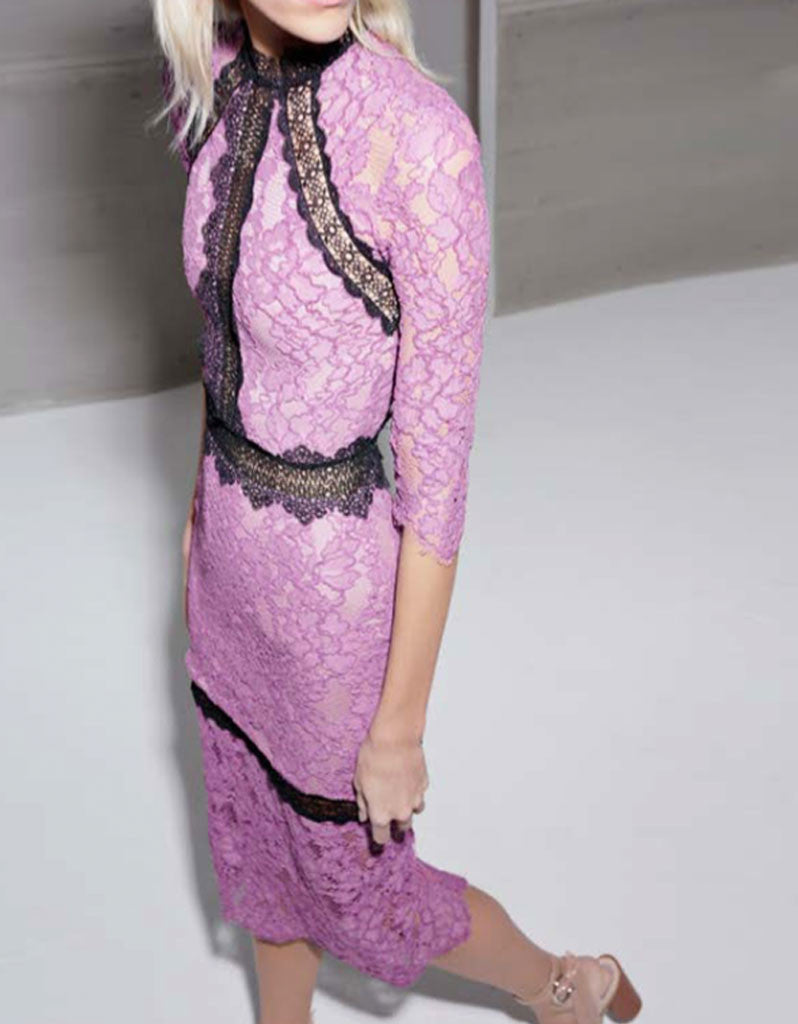 Alexis Marisa Orchid Lace Midi Dress - SWANK - Dresses - 2