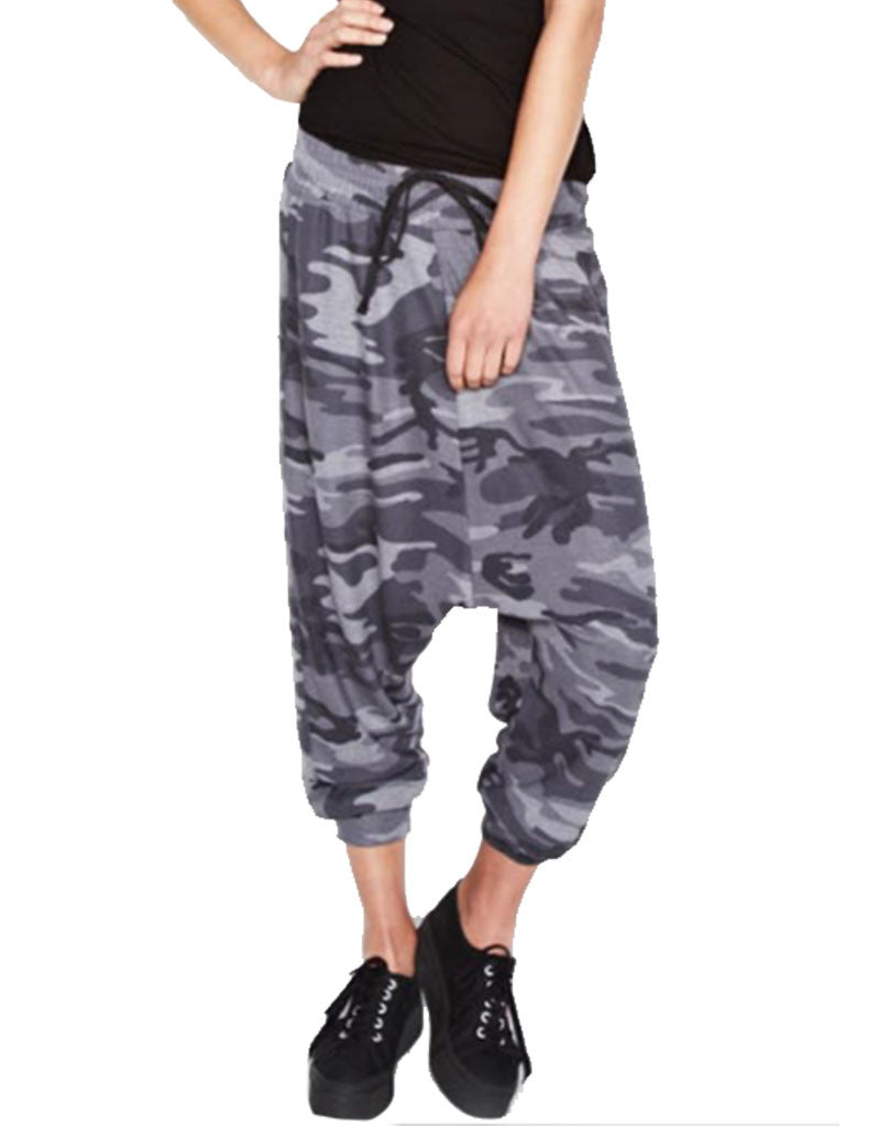 Michael Lauren Matteo Drop Crotch Pant in Asphalt Camo - SWANK - Pants - 2