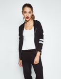 Michael Lauren Paris Fitted Zip Up Hoodie