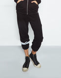 Michael Lauren Plato Sweatpant in Black