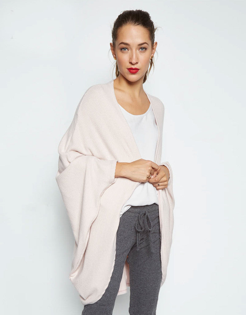 Michael Lauren Easton Cardigan in Blush - SWANK - Tops - 1