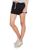 Michael Lauren Fox Smocked Short in Black - SWANK - Shorts - 5