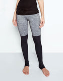 Michael Lauren Jensen Contrast Legging in Stone/Black - SWANK - Pants - 1