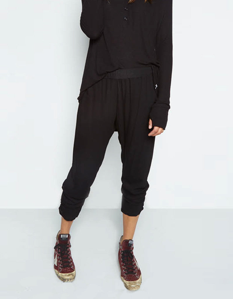 Michael Lauren Pablo Pant w/Shirring in Black - SWANK - Pants - 1