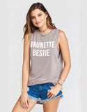 Show Me Your Mumu Andrew Tunic Tank BRUNETTE BESTIE