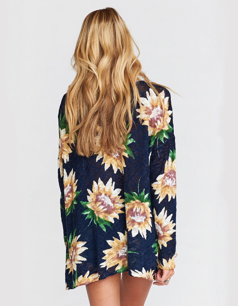 Show Me Your Mumu Overtop Sweater in Sunflower Dreams