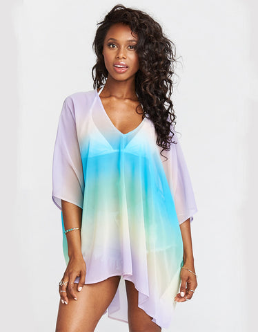 Show Me Your Mumu Peta-Boo Tunic in Watercolor Whiskers