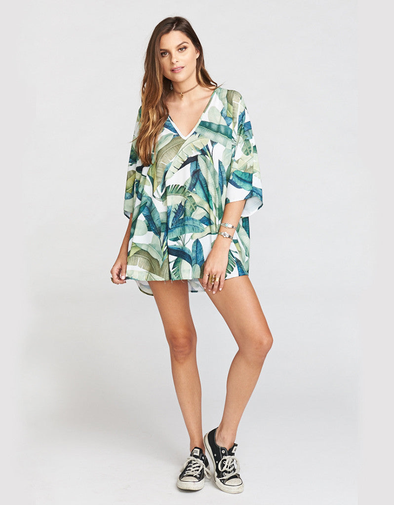 Show Me Your Mumu Shook Tunic in Banana Leaf