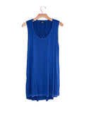 Michael Lauren Mackay Cut Out Dress in Ink Blue