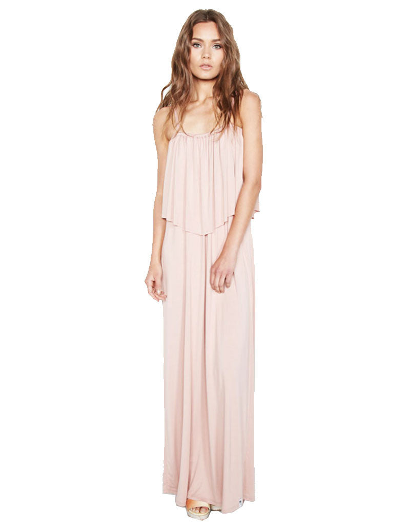 Michael Lauren Matador 2 Tier Maxi Dress - SWANK - Dresses - 1