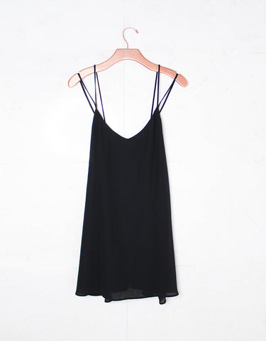 Show Me Your Mumu Criss Cross Applesauce Dress in Black Crisp