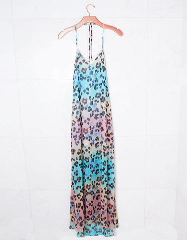 Show Me Your Mumu Eryln Maxi Dress in Cheetahpop