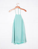 Show Me Your Mumu Katy Halter Dress in Sea Mist Crisp - SWANK - Dresses - 1