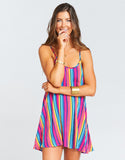 Show Me Your Mumu Bella Dress in Stripe Up Your Life