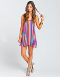 Show Me Your Mumu Bella Dress in Stripe Up Your Life