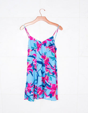 Show Me Your Mumu Winona Strappy Dress in Sea Lilies