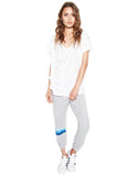 Michael Lauren Nate Crop Sweatpant in Heather Grey - SWANK - Pants - 1