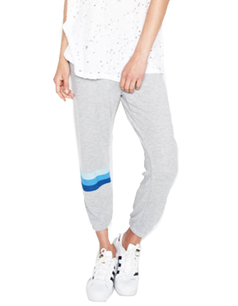 Michael Lauren Nate Crop Sweatpant in Heather Grey - SWANK - Pants - 2