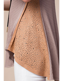 Nicole Tank Top with Contrast Detailing in Mocha