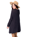 Show Me Your Mumu Overtop Sweater in Deep Charcoal - SWANK - Tops - 2