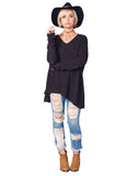 Show Me Your Mumu Overtop Sweater in Deep Charcoal - SWANK - Tops - 3