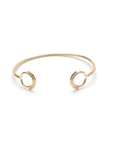 Jenny Bird Rill Cuff in Gold/Silver