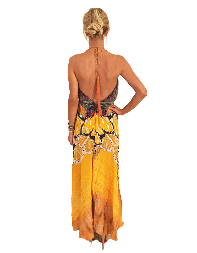 Parides Avatar 3-Way Style Dress in Papaya - SWANK - Dresses - 3