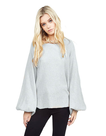 Michael Lauren Paxten Oversized Draped Cashmere Sweater