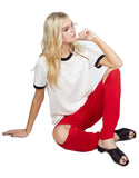 Michael Lauren Pep Raglan Tee
