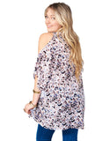 Show Me Your Mumu Peta-Boo Tunic in Watercolor Whiskers - SWANK - Tops - 6