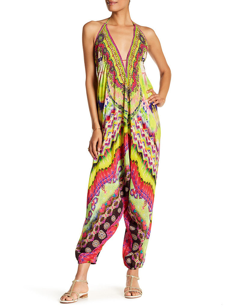 Shahida Parides Sarina Harem Jumpsuit in Yellow