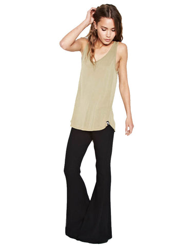 Michael Lauren Nixon Mock Neck Tank in Black