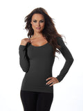 Recover Long Sleeve Ballerina Top - SWANK - Tops - 2