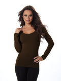 Recover Long Sleeve Ballerina Top - SWANK - Tops - 4