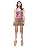 Rococo Sand Mexico Print Tank Top - SWANK - Tops - 1