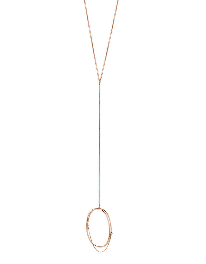 Jenny Bird Rill Pendant in Rose Gold - SWANK - Jewelry - 1