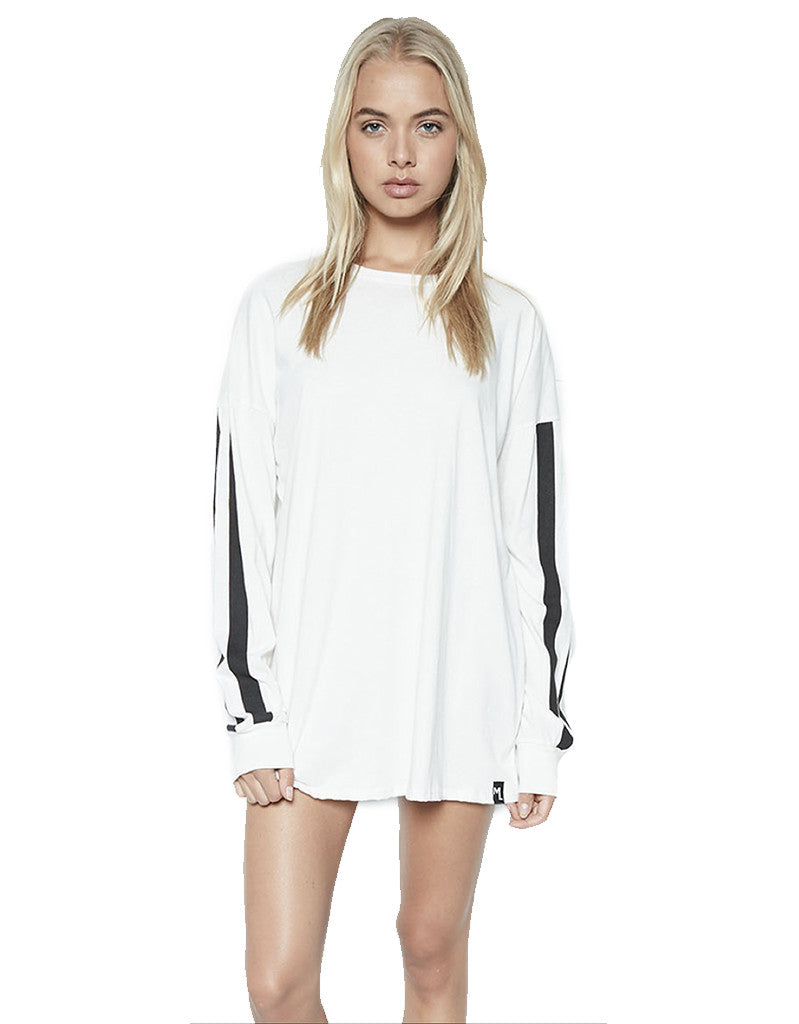 Michael Lauren Russell L/S Drop Shoulder Oversized Top - SWANK - Tops - 1