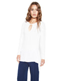 Michael Lauren Saxen Asymetrical Keyhole Top - SWANK - Tops - 1