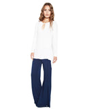 Michael Lauren Saxen Asymetrical Keyhole Top - SWANK - Tops - 2