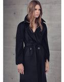 Alexis Sade Trench with Removable Raglan Sleeve Cape - SWANK - Outerwear - 1