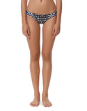 Mara Hoffman Samba Low Rise Bottom in Black Blue - SWANK - Swimwear - 1