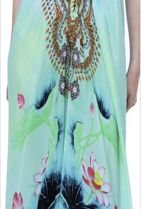 Shahida Parides Lotus 3-Way Style Dress in Aqua - SWANK - Dresses - 7
